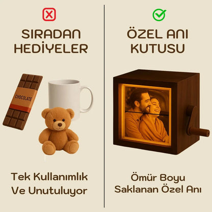 Kişiye Özel Işıklı Fotoğraf Kutusu