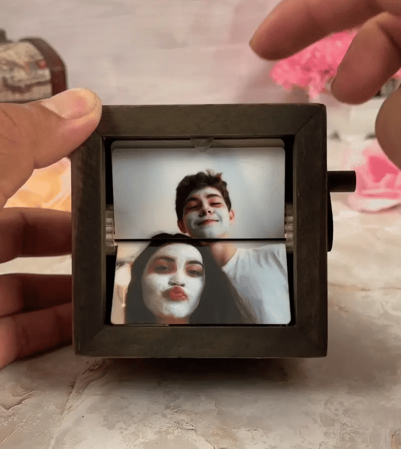 Kişiye Özel Işıklı Fotoğraf Kutusu